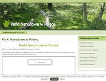 Tablet Screenshot of parknarodowy.com